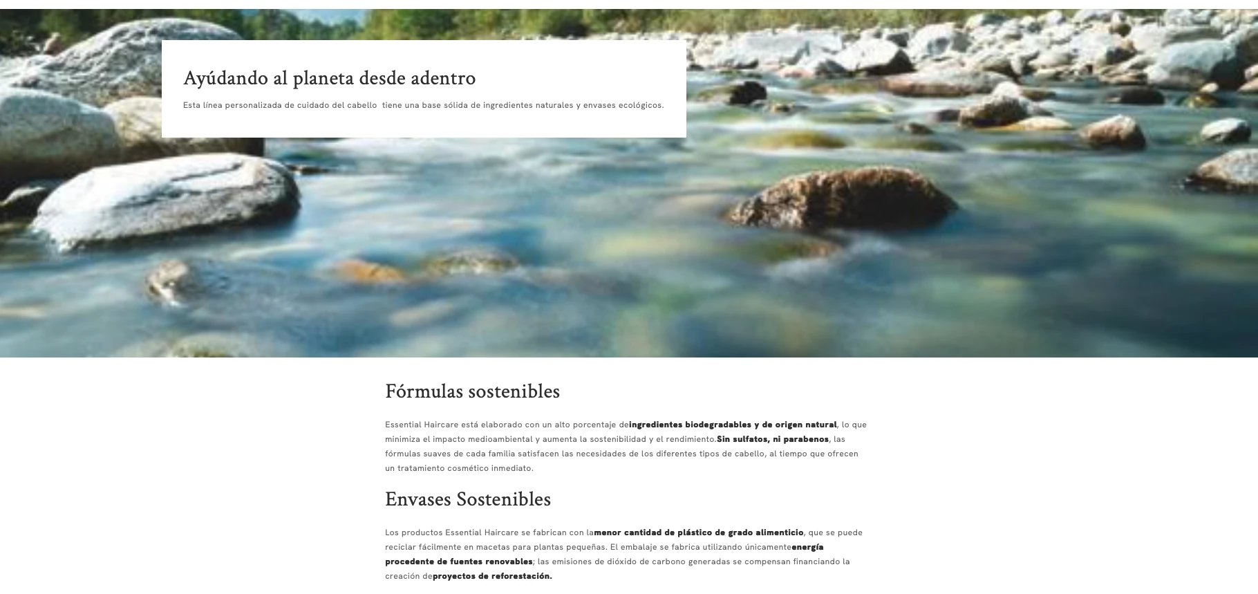 Nueva sección editorial «Ayudando al planeta desde adentro», con fórmulas y envases sostenibles
